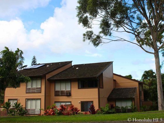 Parkway Kaneohe Townhomes with Lush Green Around