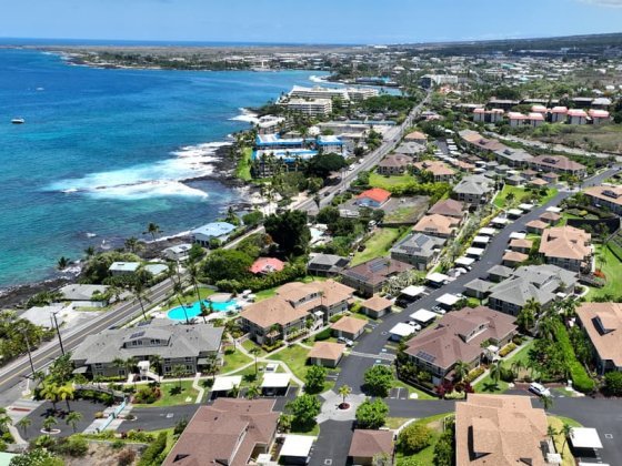 Alii Cove Kona With Ocean Nearby - Aerial Photo