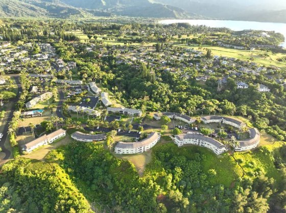 Alii Kai At Hanalei Aerial Photo