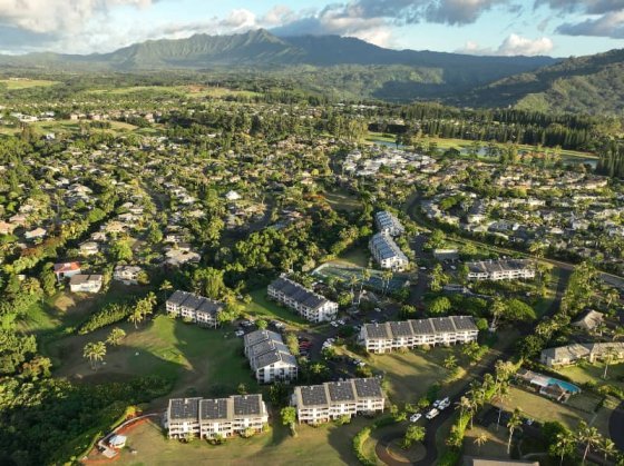 Cliffs At Princeville Aerial Photo Seem From Above Project