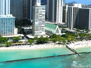 Foster Tower Waikiki - Drone Photo