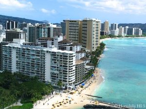 Waikiki Shore - Drone Photo