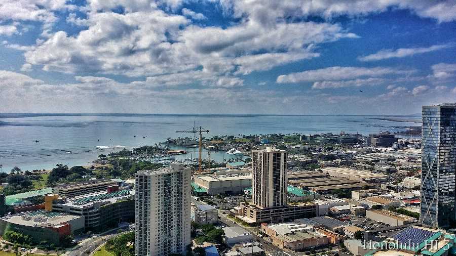 Kakaako View from Moana Pacific #I-4708
