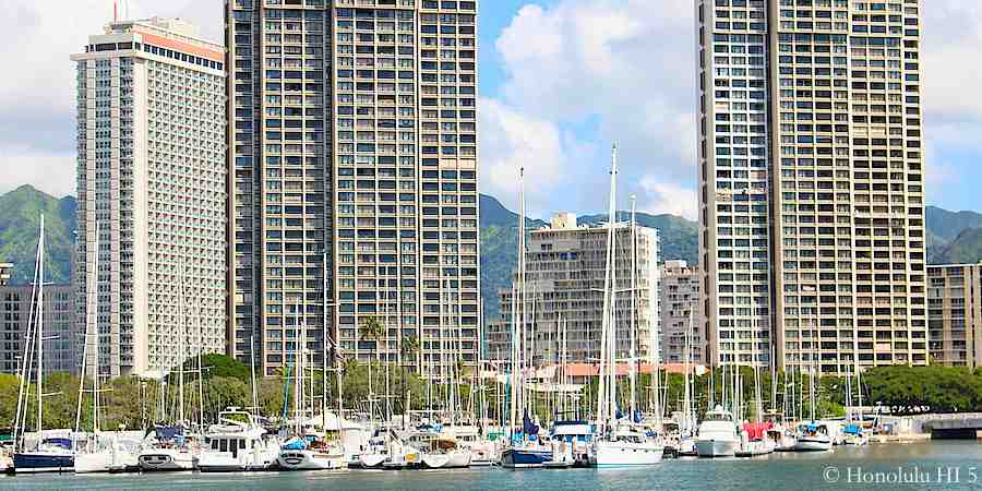 Yacht Harbor Towers Condos in Ala Moana