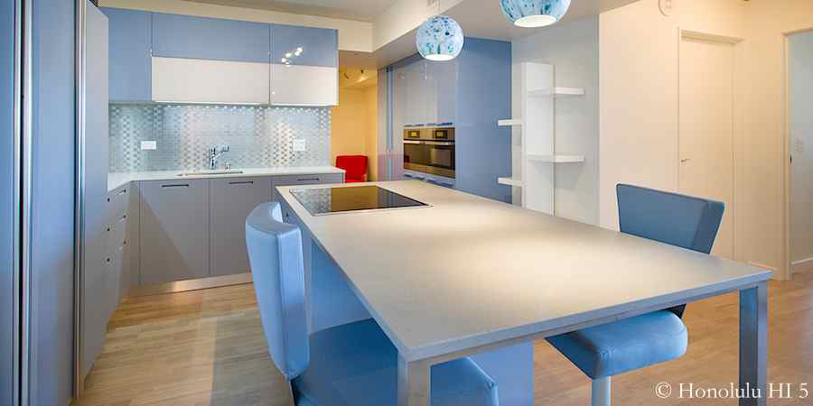 Ultra-contemporary Valdesign kitchen in Moana Pacific #1507