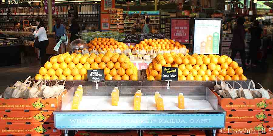 Fresh squeezed juice from Whole Foods 