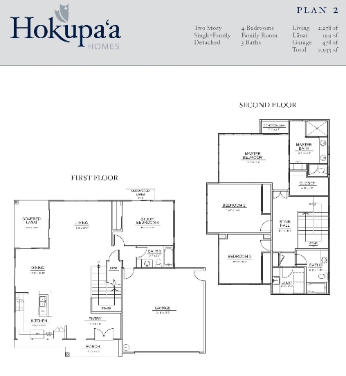 Hokupa'a - Plan 2