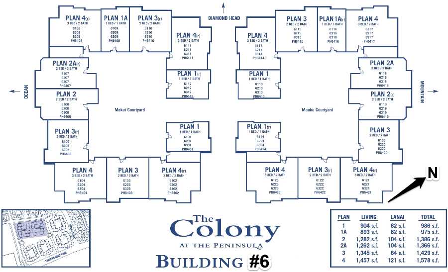 The Colony - Bldg #6 layout