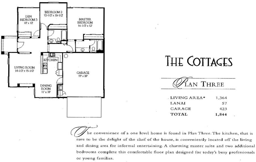 The Cottages - Plan 3