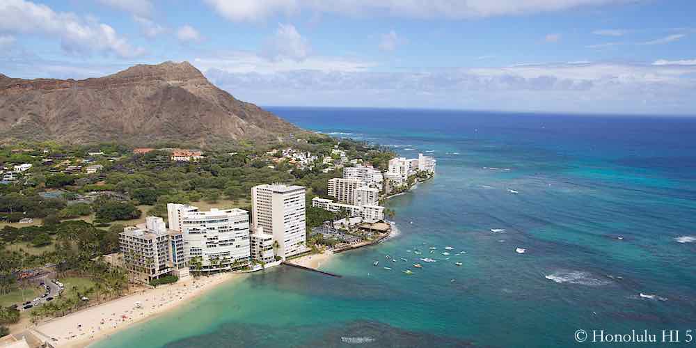 Hawaii's Gold Coast Aerial Photo