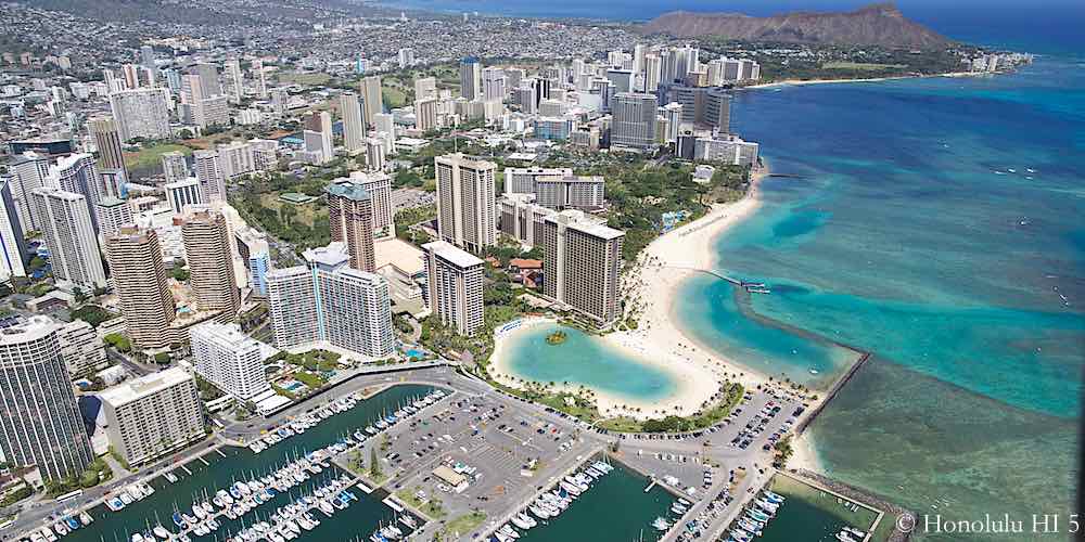 Waikiki Condos Aerial Photo