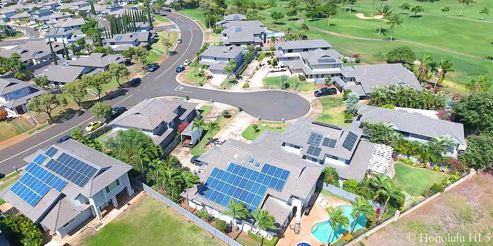 Kapolei Golf Front Homes - Aerial Photo