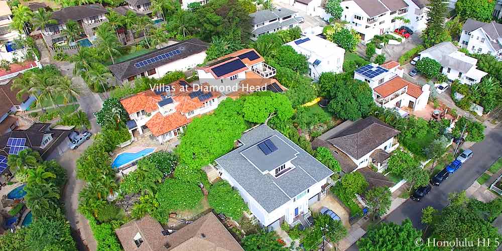 Villas at Diamond Head - Drone Photo