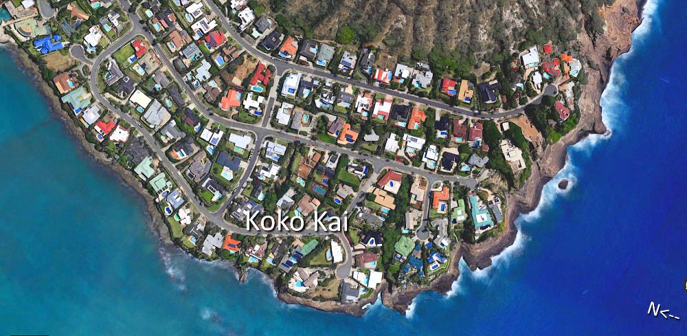 Koko Kai Aerial Map