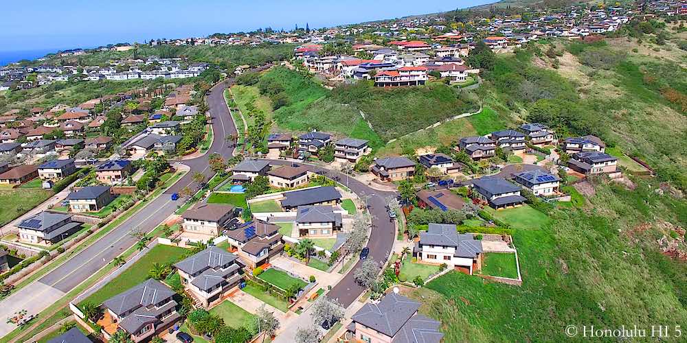 Makakilo Homes - Drone Photo