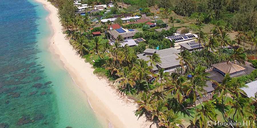 Mokuleia Homes - Drone Photo