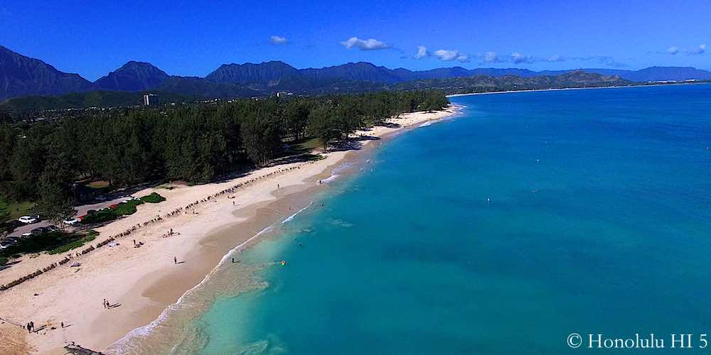 Kailua Beach Park - Drone Photo