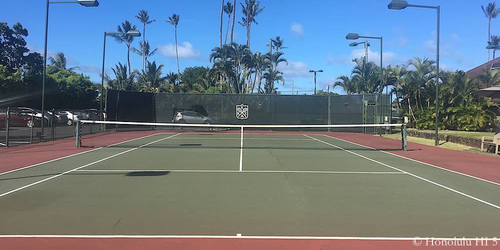 Kailua Racquet Club Tennis Court