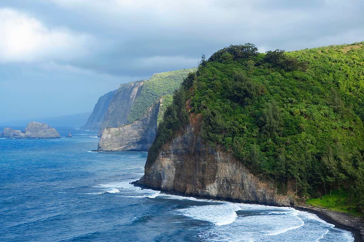 Pololu Valley, Kohala, Big Island - Seen From Ocean