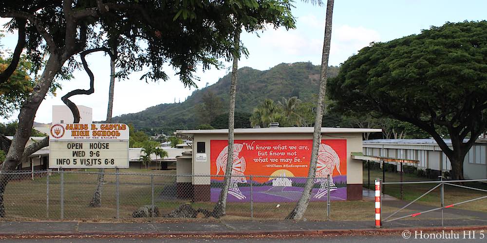 Castle High School in Kaneohe