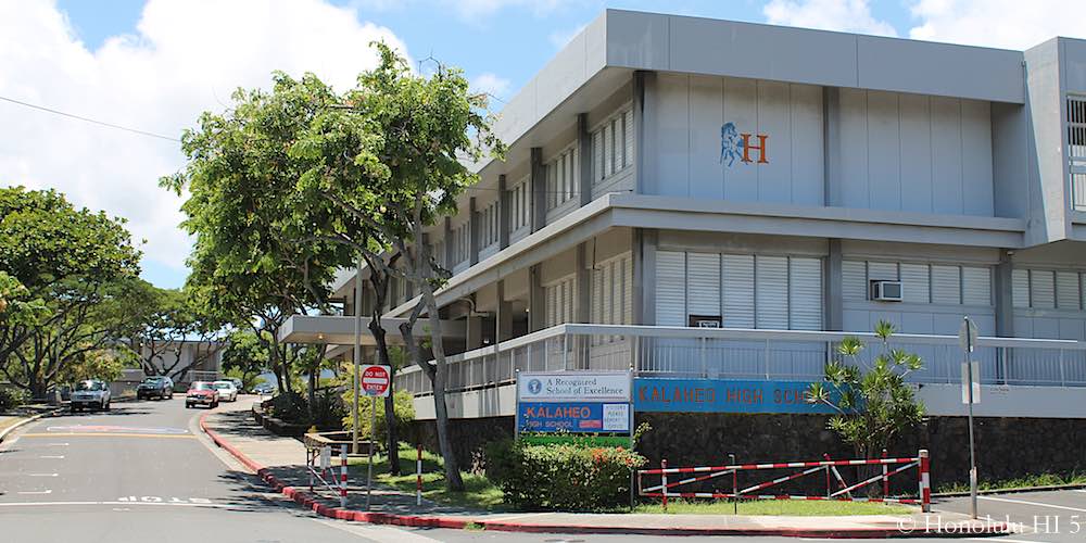 Kalaheo High School in Kailua