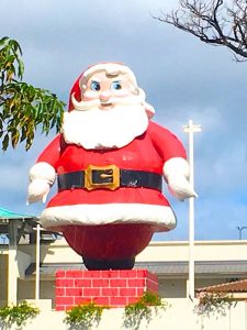 Santa at Ala Moana Shopping Center