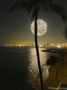 Waikiki New Year Fireworks