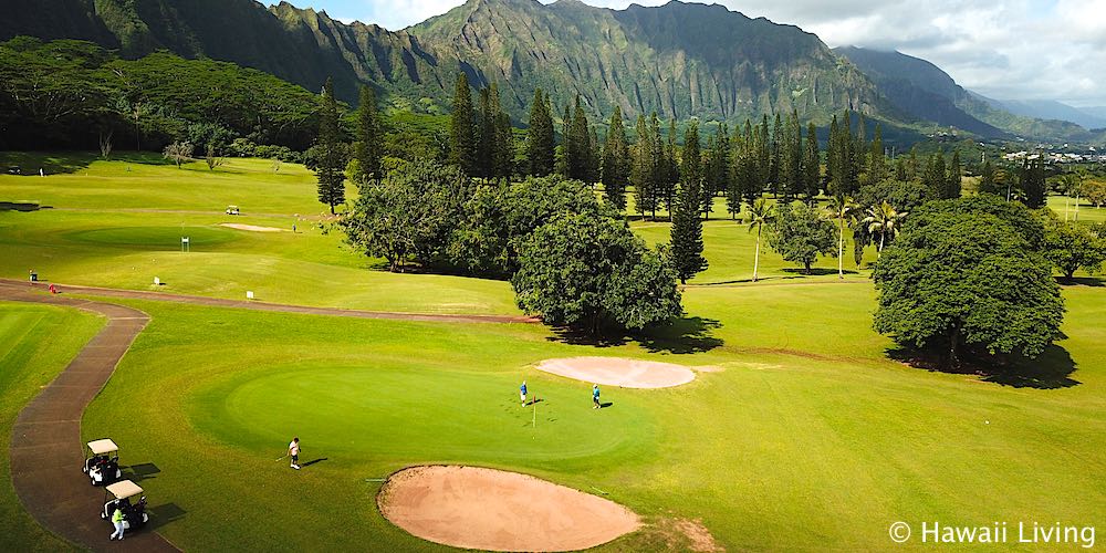 Pali Golf Course - Aerial Photo