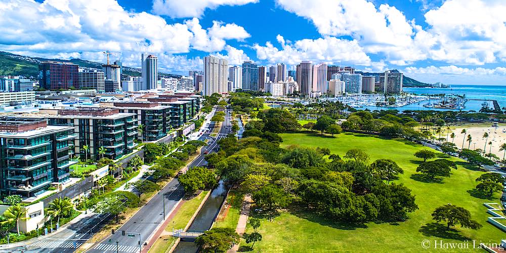 Ala Moana Drone Photo