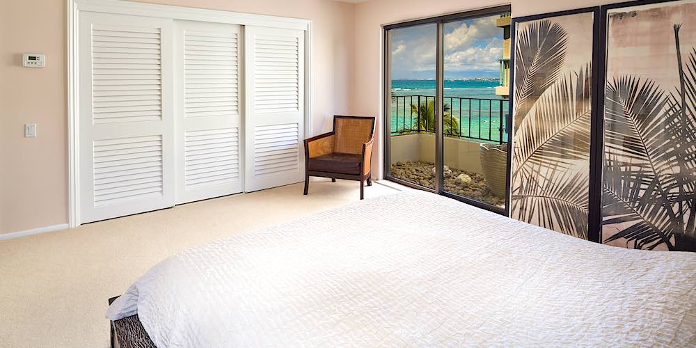 Colony Beach Unit Four Master Bedroom Ocean View