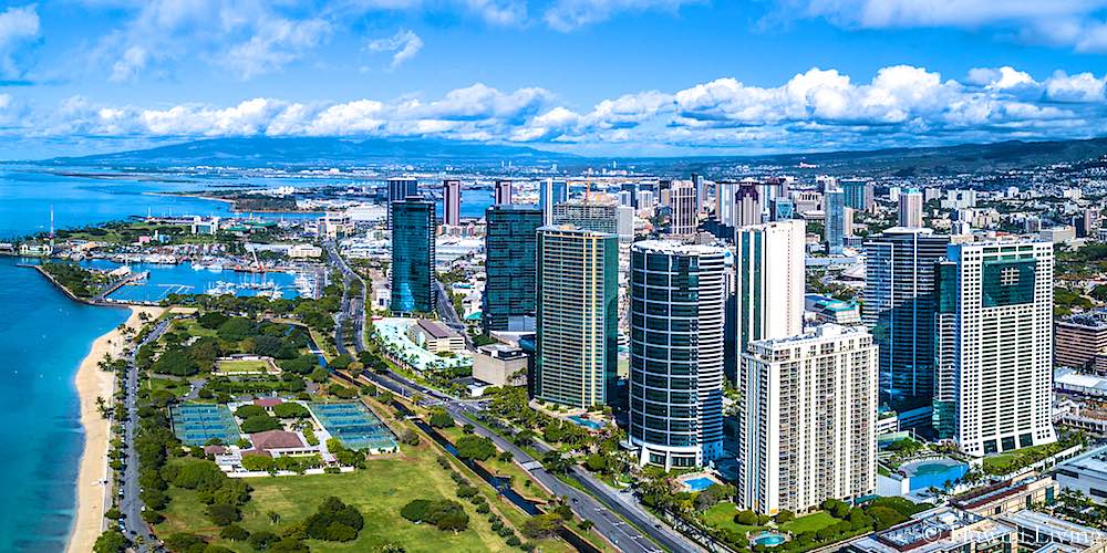 Kakaako Condos Drone Photo